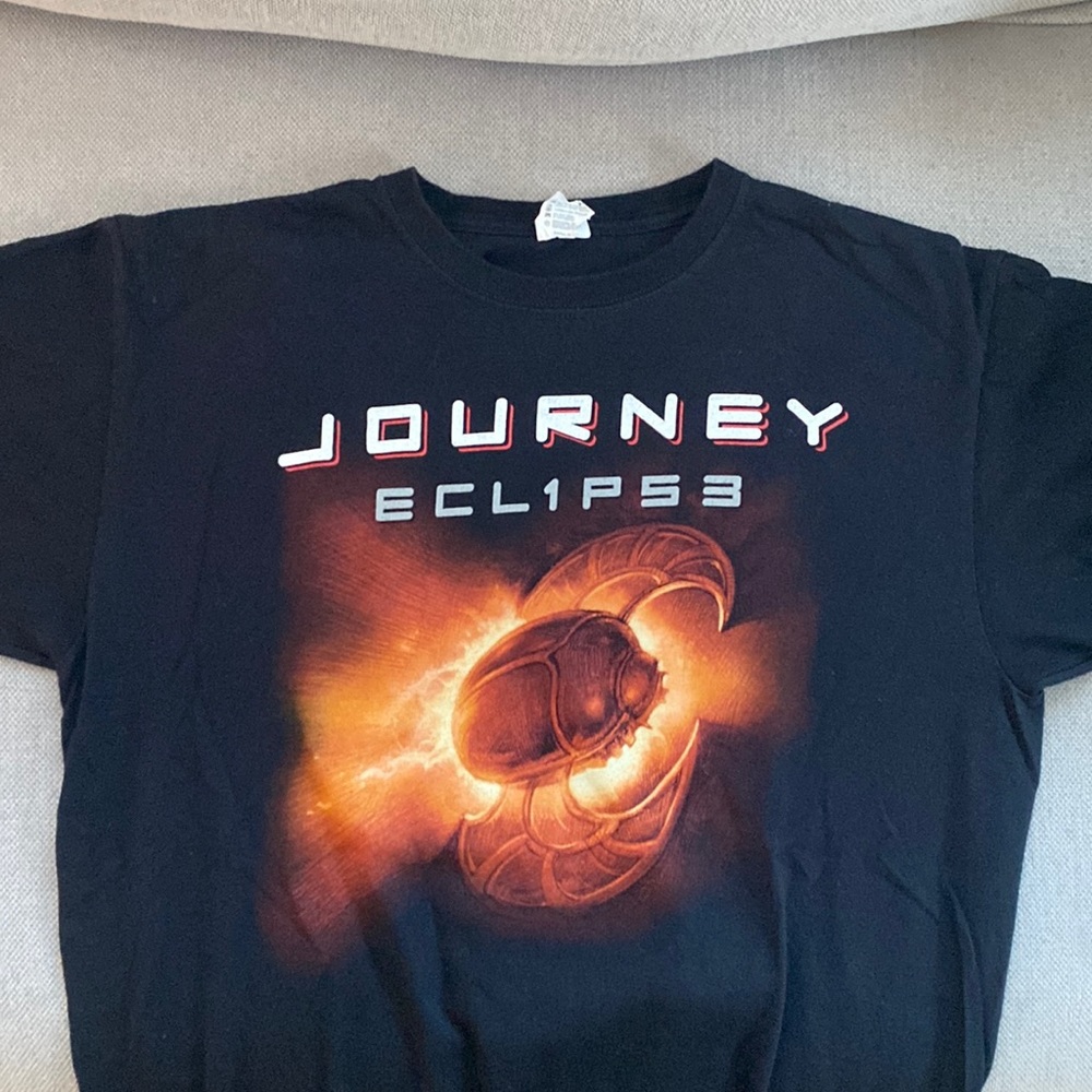 JOURNEY CONCERT TEE  - NORTH AMERICAN TOUR 2011 - BLACK  GREAT CONDITION